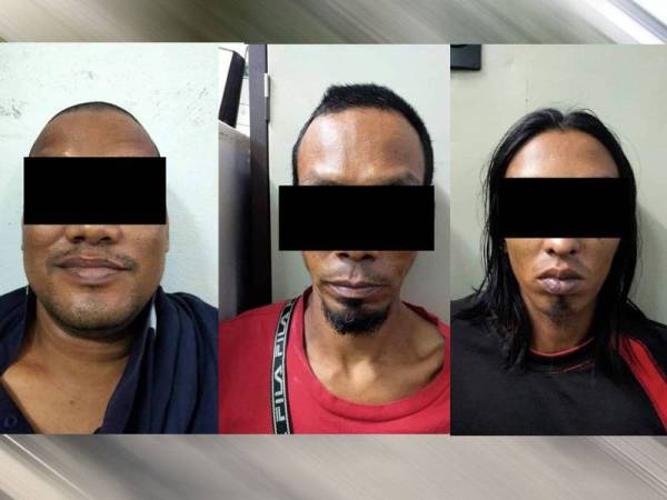 Tiga suspek yang ditahan dalam dua kejadian berasingan ditahan reman untuk siasatan.