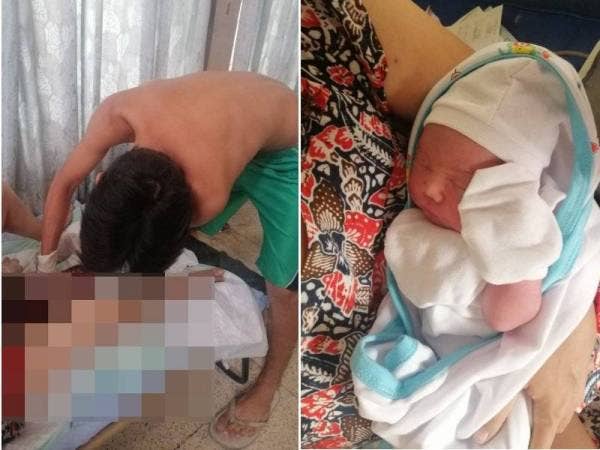 Bowen menyambut kelahiran adiknya selepas ibunya tidak sempat ke hospital.