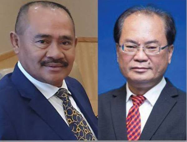 Abu Bakar (kiri) dan Ronnie.