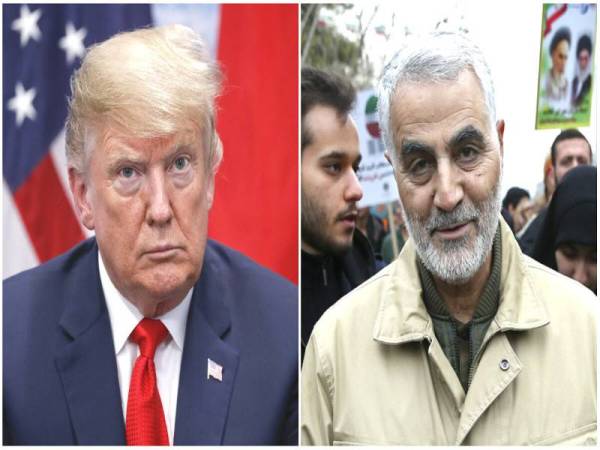 Trump meluluskan arahan pembunuhan Soleimani menerusi serangan dron di Baghdad, Iraq pada 3 Januari lalu.