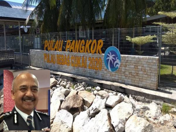 Pulau Pangkor kini diisytiharkan sebagai PBC mulai 1 Januari lalu. (Gambar kecil: Razarudin Husain)