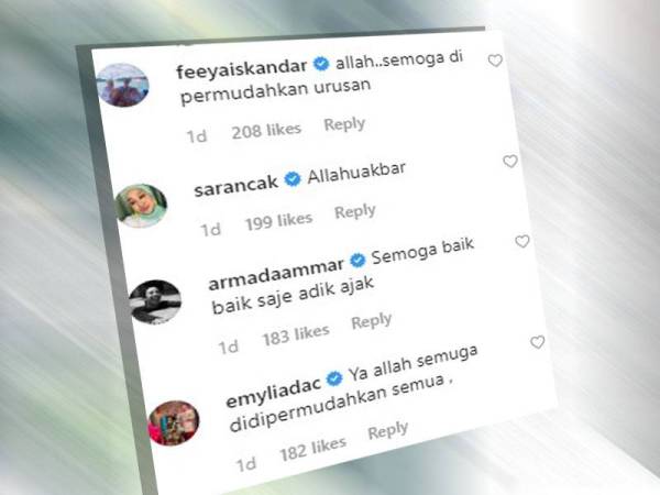 Antara reaksi netizen bersimpati dengan kejadian yang menimpa adik Ajak.