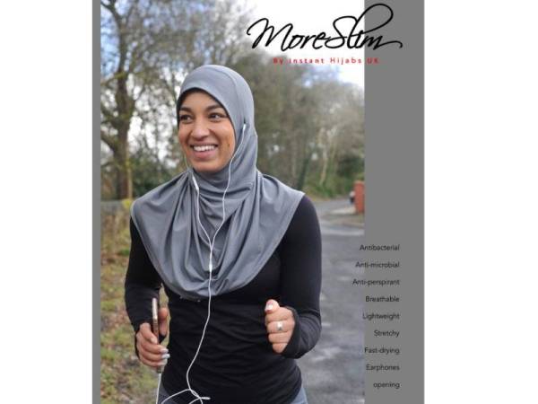 KOLEKSI hijab MoreSlim diperbuat daripada fabrik bersifat ringan, antibakteria dan antipeluh. 
