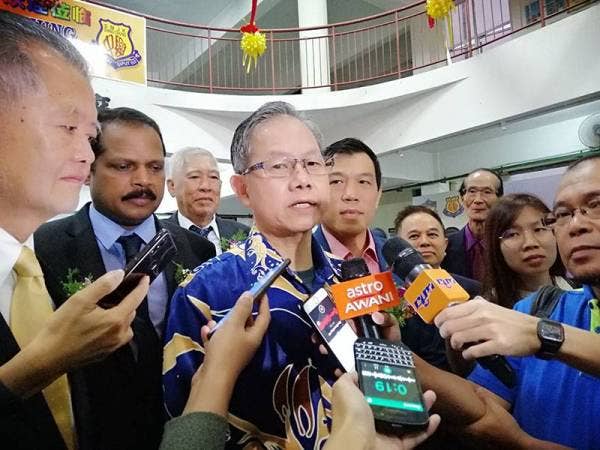 Boon Chye ketika ditemui media hari ini.