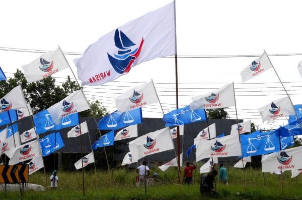 Suasana Pilihan Raya Kecil (PRK) Parlimen Kimanis di Pekan Kimanis. - Foto Bernama