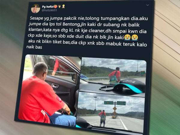 Status Hafizi meraih perhatian netizen.