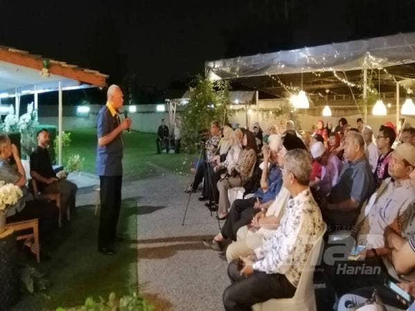 Musa menyampaikan ucapan dalam Siri Bicara Bersama Tokoh: Ancaman Komunis Era Baru malam tadi.