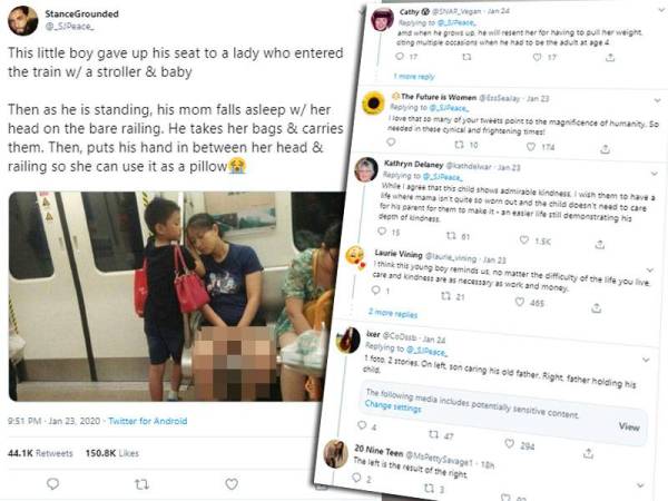 Rata-rata netizen kagum dengan keperibadian diri kanak-kanak tersebut yang menyifatkan ibu bapanya memberikan didikan terbaik di samping bijak mencorakkan anak mereka sejak dari kecil lagi.