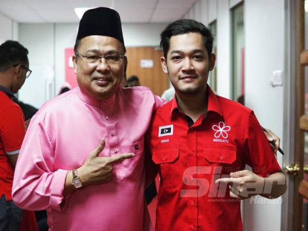 Syaiful Irfan (kanan) dan Wan Marzuki akan bertanding merebut jawatan Ketua Bersatu Bahagian Kemaman.