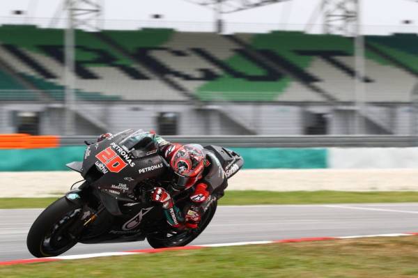 Quartararo menguasai sepenuhnya sesi ujian selama tiga hari yang berakhir di Litar SIC di Sepang hari ini. - Foto: PETRONAS SRT