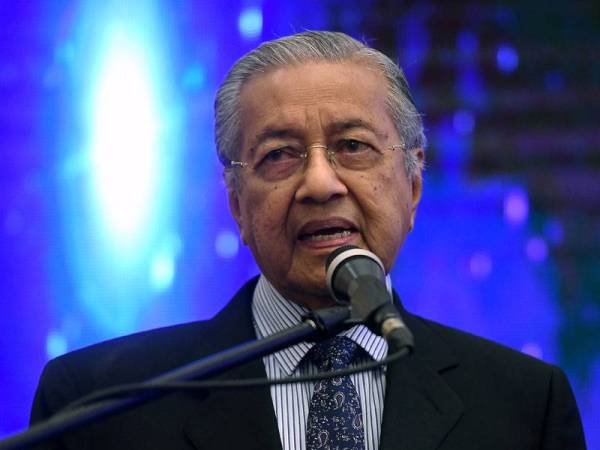 Perdana Menteri Tun Dr Mahathir Mohamad - Foto Bernama