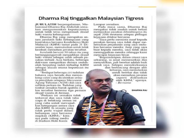 Laporan Sinar Harian Selasa lalu.