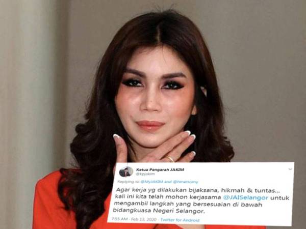 Sajat - Foto BERNAMA. Keratan Paimuzi di Twitter memberitahu pihaknya meminta kerjasama JAIS dalam membantu menyelesaikan kes Sajat.