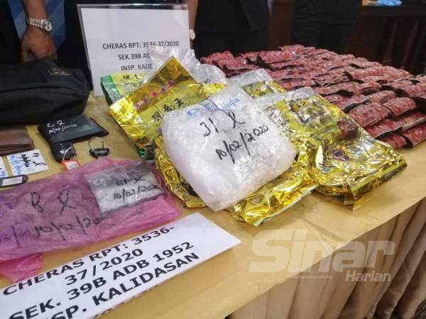 Polis rampas dadah bernilai RM1.23 juta