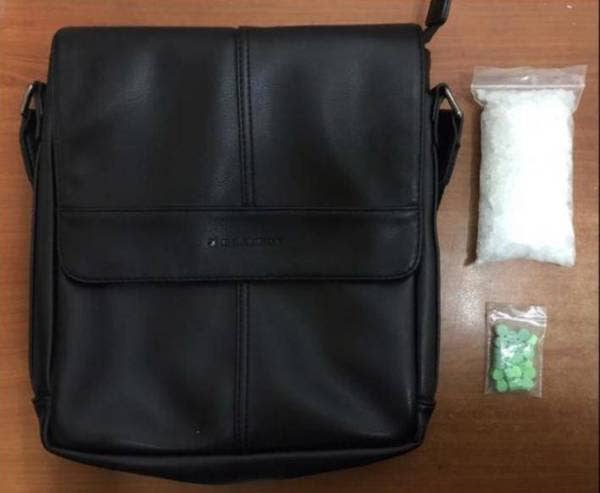 Dadah dan pil ekstasi yang dirampas dari suspek dalam Ops Tapis di Kampung Kubang Menerong, Tasek Gelugor di sini pada jam 6 pagi tadi.