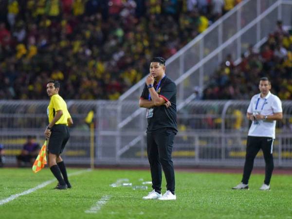 Aidil Sharin mahu pemainnya beraksi dengan baik bertemu Perak, namun pada waktu yang sama perlu mengelakkan kecederaan. - Foto Ahmad Zaki Osman