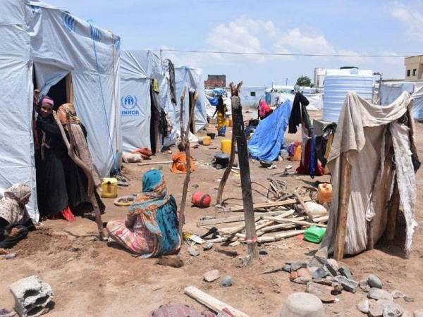 PBB menganggarkan 24 juta penduduk atau 80 peratus populasi di Yemen memerlukan bantuan dan perlindungan. - Foto Agensi