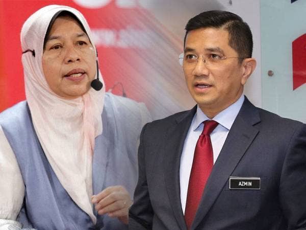 Zuraida, Azmin