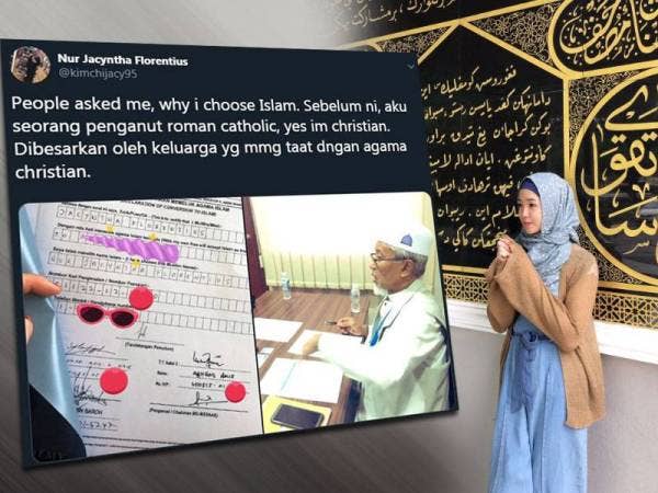 Paparan kisah Nur Jacyntha mengenai Islam menyentuh hati ramai pihak.