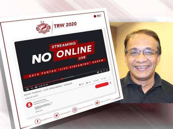 KAFA akan pantau Live Streaming haram. Gambar kanan: Husin Deraman