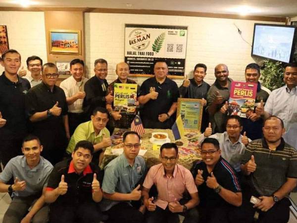 Tuanku Syed Faizuddin ketika melancarkan Perlis Food Promotion di Bangkok, Thailand pada Februari lalu.