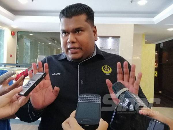 Muhamad Arafat ketika ditemui pemberita hari ini.