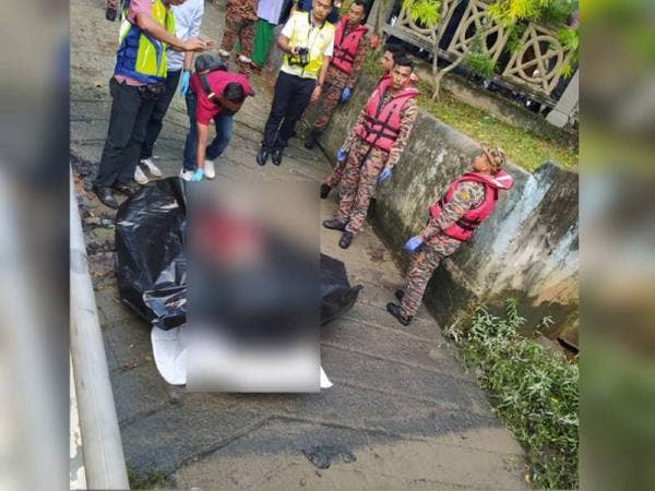 Mayat mangsa ditemukan pada jam 8.12 pagi tadi kira-kira satu kilometer dari lokasi dia dipercayai terjatuh di Jambatan Connaught di sini.