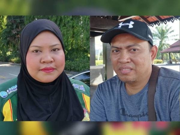 Suhaini Muhamad (kiri) dan Ahmad Fazlan