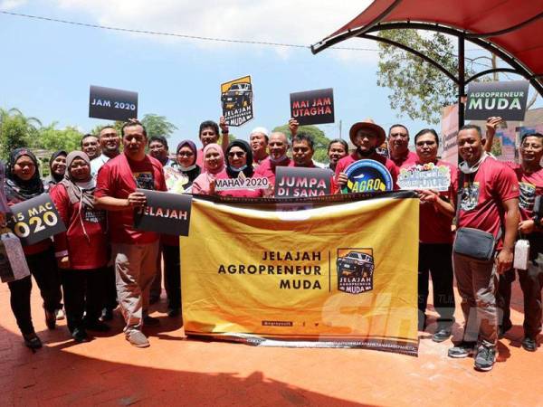 Jelajah Agroprenuer Muda 2020 menyantuni kumpulan usahawan muda daerah Seberang Perai Utara di Pulau Pinang semalam.