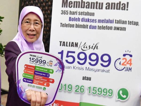 Wan Azizah. - Foto Sumber Internet