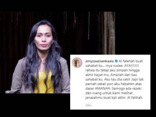 FOTO: Instagram Amyza Aznan