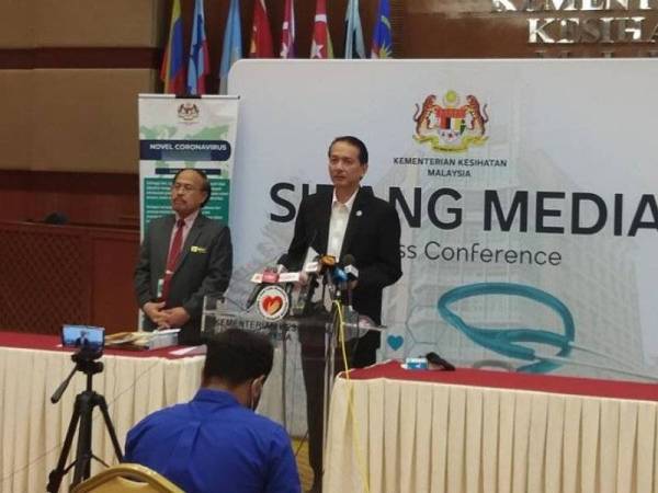 Sidang media Dr Noor Hisham hari ini.