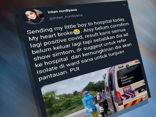 Paparan Twitter Intan Nurdiyana tular di laman sosial.