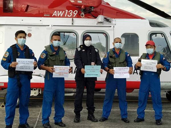 Sebahagian anggota terbabit dalam pemantauan udara dalam operasi berkenaan.