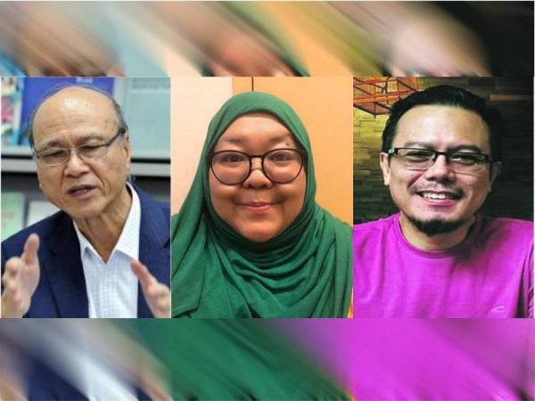 Dari kiri: Lee Lam Thye, Azrena Abdul Karim dan Dr Zubaidi Ahmad