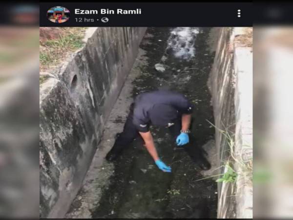 Video berdurasi 1 minit 37 saat yang dimuat naik di dalam Facebook Ezam Bin Ramli dikongsi lebih 21,000 pengguna media sosial. 