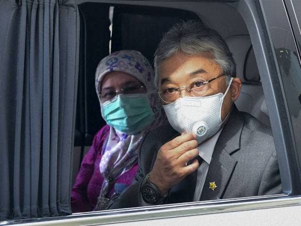 Yang di-Pertuan Agong Al-Sultan Abdullah Ri’ayatuddin Al-Mustafa Billah Shah dan Raja Permaisuri Agong Tunku Hajah Azizah Aminah Maimunah Iskandariah. -Foto Bernama