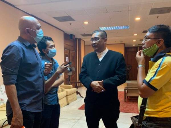 Takiyuddin ketika ditemui media di Kompleks Kota Darul Naim hari ini.