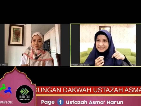 Mira menjadi tetamu FB Live Bual Bicara Santai dikendalikan Ustazah Asma' semalam.