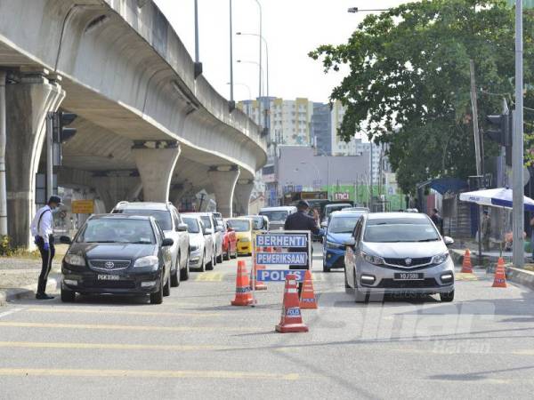 
Sekatan jalan raya akan diadakan 24 jam setiap hari sepanjang fasa ketiga PKP.