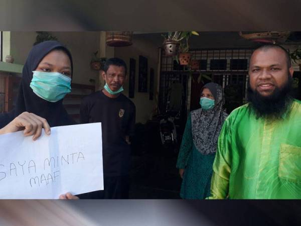 Muhammad Azlan (kanan) menyifatkan tindakan memohon maaf oleh Nursahira tepat pada masanya dalam menghargai peranan pihak berkuasa seperti PDRM, KKM dan ATM.