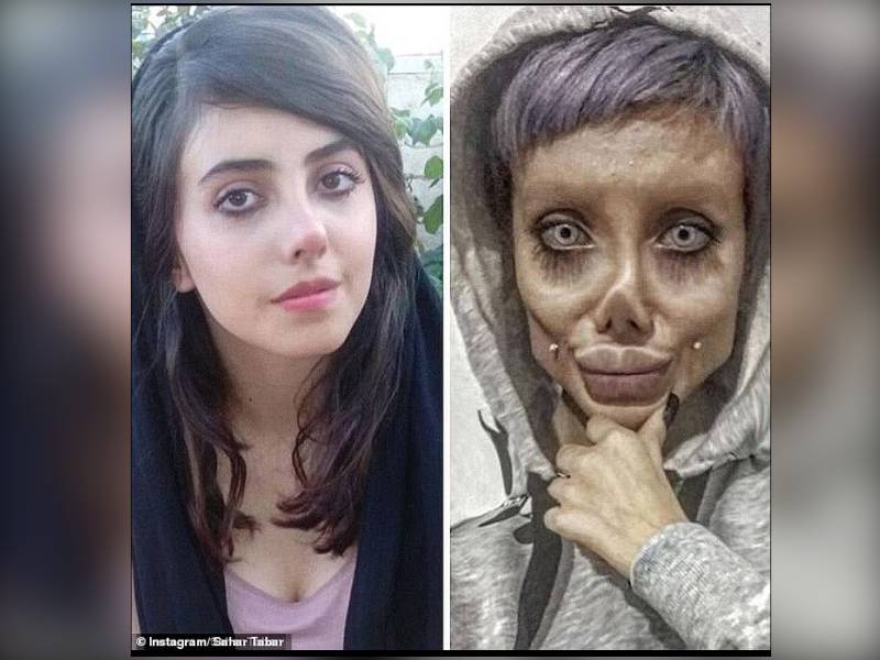 Sahar obses Angelina Jolie positif Covid-19. - Foto Instagram Sahar