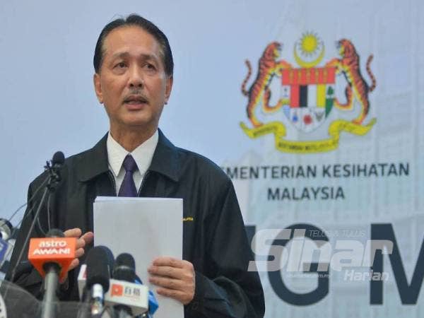 Dr Noor Hisham Abdullah. - Foto SHARIFUDIN ABDUL RAHIM