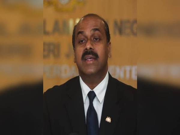 Pengerusi Jawatankuasa Kesihatan dan Alam Sekitar Negeri Johor, R Vidyananthan