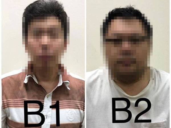 Dua lelaki ditahan selepas pihak polis mengejar mereka sejauh 15km sebelum merampas dadah jenis syabu di hadapan Hotel KSL, Taman Daya, Johor Bahru malam tadi.