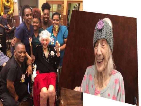 Angelina Friedman berusia 101 tahun. Kredit foto CNN