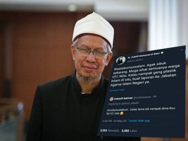 Paparan Twitter Zulkifli menarik perhatian netizen.