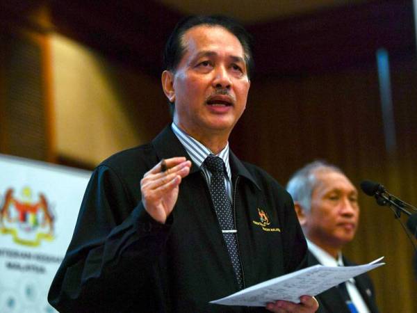 Ketua Pengarah Kesihatan, Datuk Dr Noor Hisham Abdullah -Foto Bernama