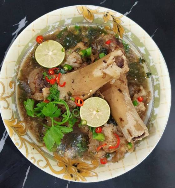 Sup 'gearbox tok abah' yang sudah siap.