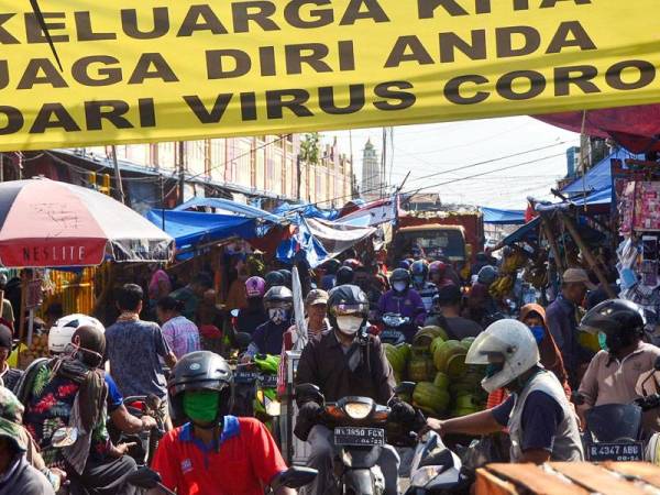 Kes positif Covid-19 di Indonesia terus meningkat kepada 12,071 kes dengan tambahan 484 kes baharu dalam tempoh 24 jam.